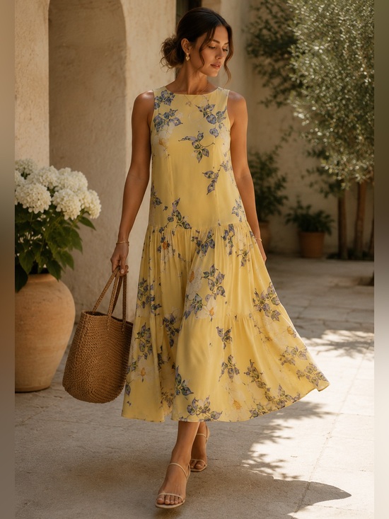 Reformation Dresses & Skirts - Reformation Anelis Floral Midi Dress Butter Yellow NWT Size 4